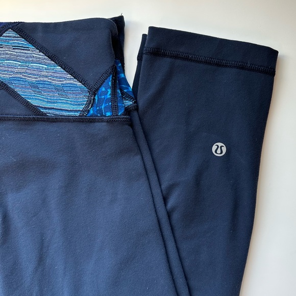 COPY - Lululemon WunderUnder Leggings Crop Tight Navy🌟 - Picture 8 of 11